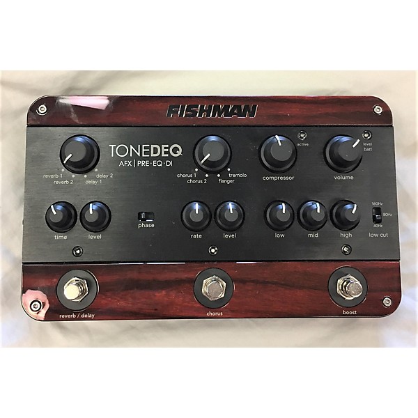 Used Fishman ToneDEQ Acoustic Guitar Preamp EQ Guitar Preamp