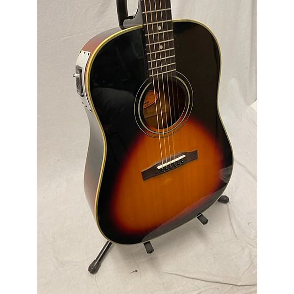 Used Epiphone Used Epiphone AJ45SE Vintage Sunburst Acoustic Guitar