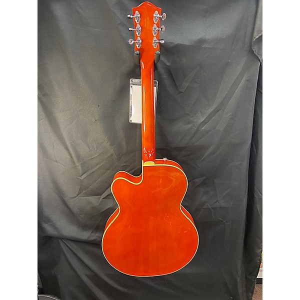 Used Gretsch Guitars Used Gretsch Guitars G5420T Electromatic Orange Hollow Body Electric Guitar