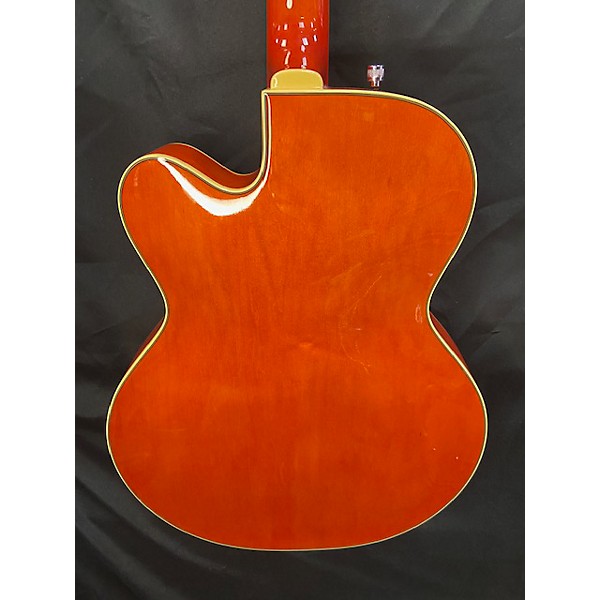 Used Gretsch Guitars Used Gretsch Guitars G5420T Electromatic Orange Hollow Body Electric Guitar