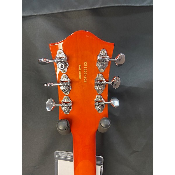 Used Gretsch Guitars Used Gretsch Guitars G5420T Electromatic Orange Hollow Body Electric Guitar