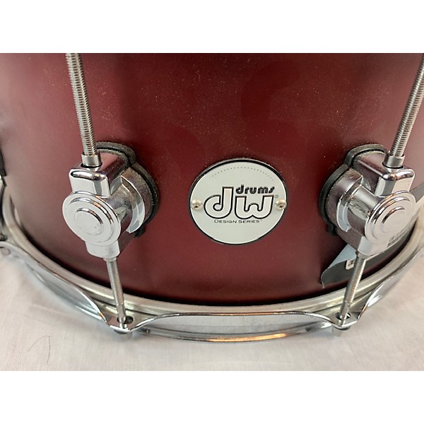 Used DW Used DW 7X14 Design Series Snare Drum Maroon