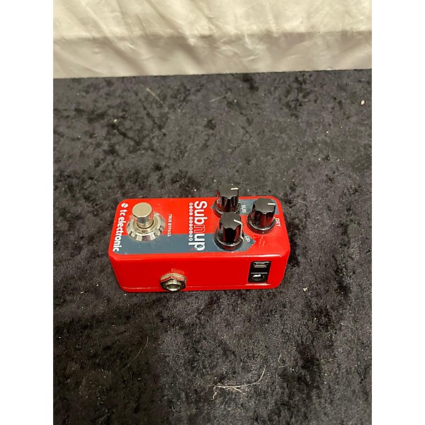 Used TC Electronic Sub N Up Mini Octaver Effect Pedal