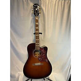 Used Epiphone Used Epiphone Hummingbird Pro Tobacco Burst Acoustic Electric Guitar