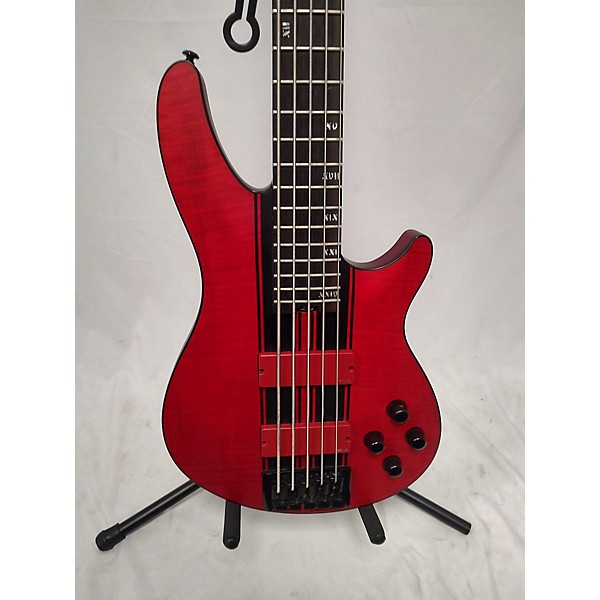 Used Schecter Guitar Research Used Schecter Guitar Research C-5 Gt Satin Trans Red With Black Racing Stripe Decal Electric...