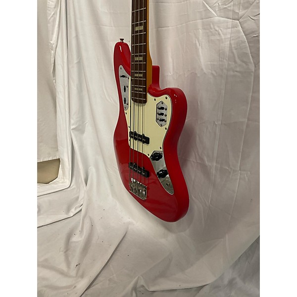 Used Fender Used Fender Jaguar Bass Red Electric Bass Guitar