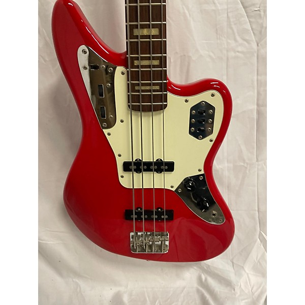 Used Fender Used Fender Jaguar Bass Red Electric Bass Guitar