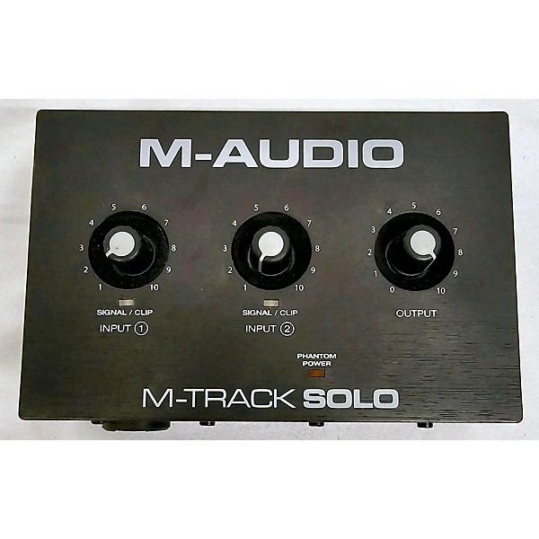 Used M-Audio M-track Solo Audio Interface