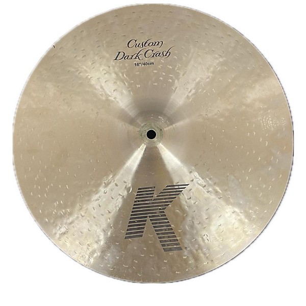 Used Zildjian 16in K Custom Dark Crash Cymbal