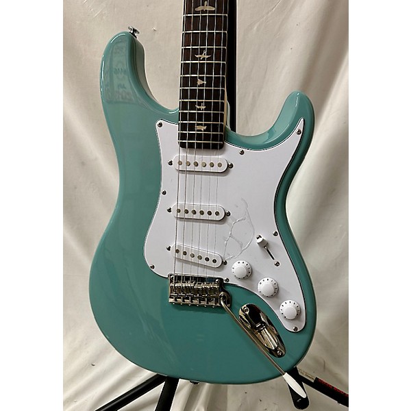 Used PRS SE Silver Sky STONE BLUE Solid Body Electric Guitar