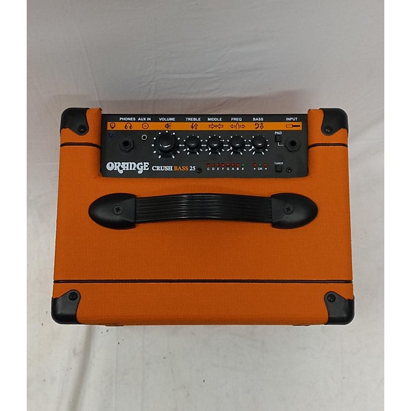 Used Orange Amplifiers Crush 25 Bass Bass Combo Amp