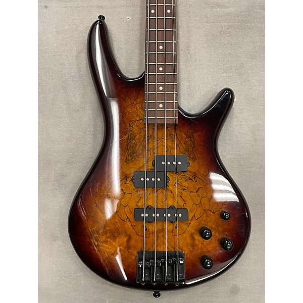 Used Ibanez Used Ibanez GSR200SM BURL BURST Electric Bass Guitar