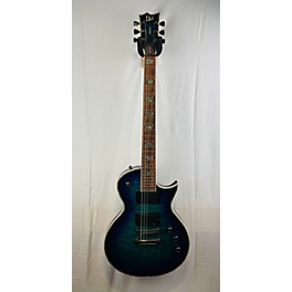 Used ESP Used ESP LTD EC1000 Deluxe Ocean Blue Burst Solid Body Electric Guitar