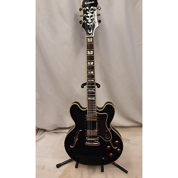 Used Epiphone Used  Epiphone Sheraton II Black And Gold