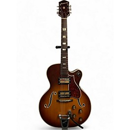 Vintage 1960s Harmony H-68 Sunburst Hollow Body Electric Guitar