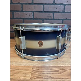 Vintage WFL Vintage 1950s WFL 6.5X14 Snare Drum Blue And Silver