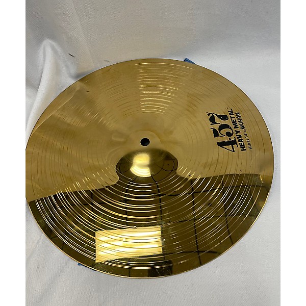 Used Wuhan Cymbals & Gongs 14in 457 Heavy Metal Pair Cymbal