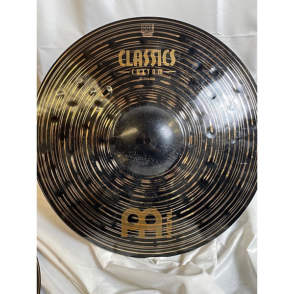 Used MEINL Used MEINL 20in CLASSIC CUSTOM DARK RIDE Cymbal