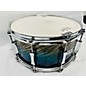 Used Used Pork Pie 14X7 Birch Snare Drum Drum Blue Fade Dip