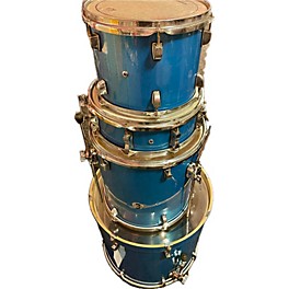 Used Ludwig Used Ludwig 4 piece ELEMENT Baltic Blue Drum Kit