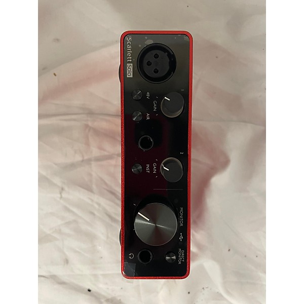 Used Focusrite 2022 Scarlett Solo Gen 3 Audio Interface