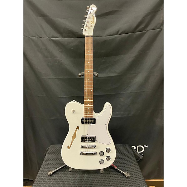 Used Fender Used Fender JA90 Jim Adkins Thinline Telecaster Arctic White Hollow Body Electric Guitar