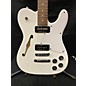 Used Fender Used Fender JA90 Jim Adkins Thinline Telecaster Arctic White Hollow Body Electric Guitar