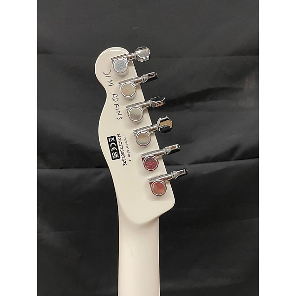 Used Fender Used Fender JA90 Jim Adkins Thinline Telecaster Arctic White Hollow Body Electric Guitar