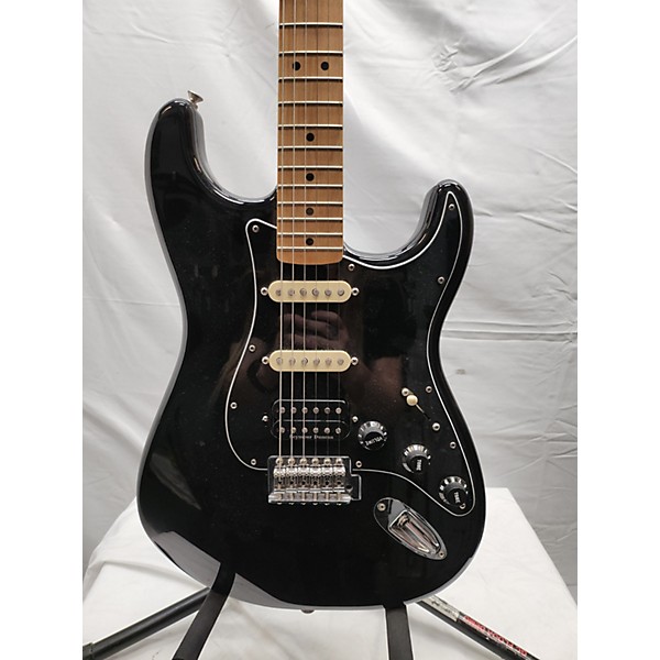 Used Fender FSR Standard Stratocaster Black Solid Body Electric Guitar