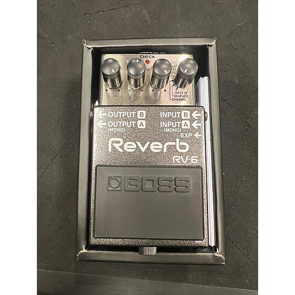 Used BOSS RV6 Digital Reverb Effect Pedal