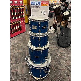 Used BOSS Used 1960s Torodor 4 piece MIJ Drumset Blue Sparkle Drum Kit