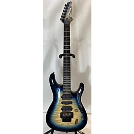 Used Ibanez Used Ibanez JIVAJR Blue Burst Solid Body Electric Guitar