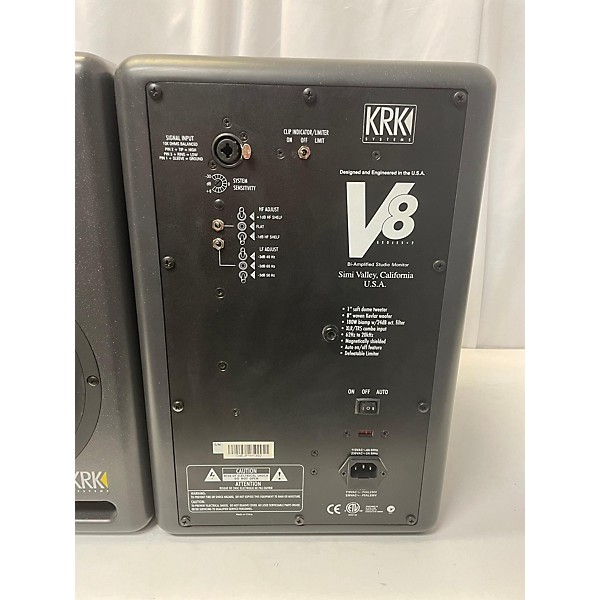 Used KRK 2005 V8 Series 2 Pair Powered Monitor