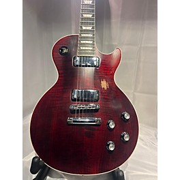 Used Gibson Used 2018 Gibson LES PAUL DELUXE SATIN WINE RED Solid Body Electric Guitar