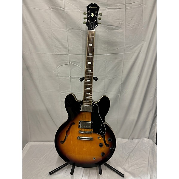 Used Epiphone Used Epiphone ES335 Pro Vintage Sunburst Hollow Body Electric Guitar