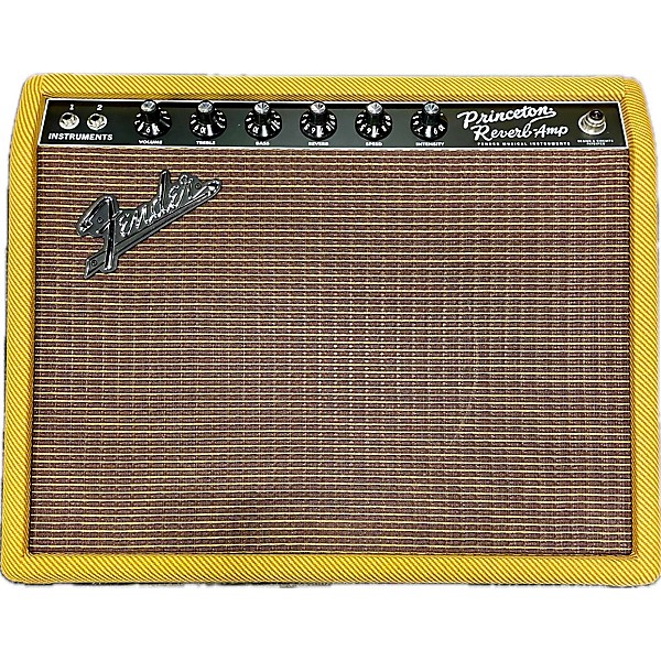 Used Fender 1965 Princeton Reverb 15W 1x10 Tube Guitar Combo Amp