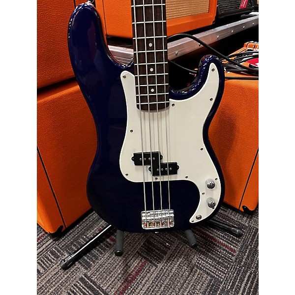 Used Used Squier Affinity Precision Bass BLUE Electric Bass Guitar