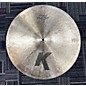 Used Zildjian 22in K Medium Dark Ride Cymbal thumbnail