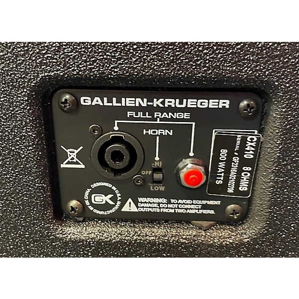 Used Gallien-Krueger CX410 Bass Cabinet