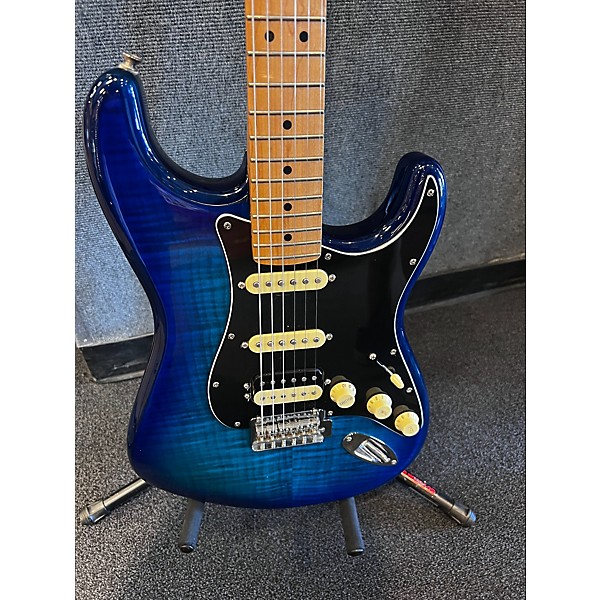 Used Fender Used Fender Player Plus Stratocaster Plus Top HSS Blue Burst Solid Body Electric Guitar