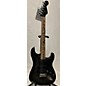 Used Fender American QMT Strat HSS Pale Moon Trans Black Solid Body Electric Guitar thumbnail