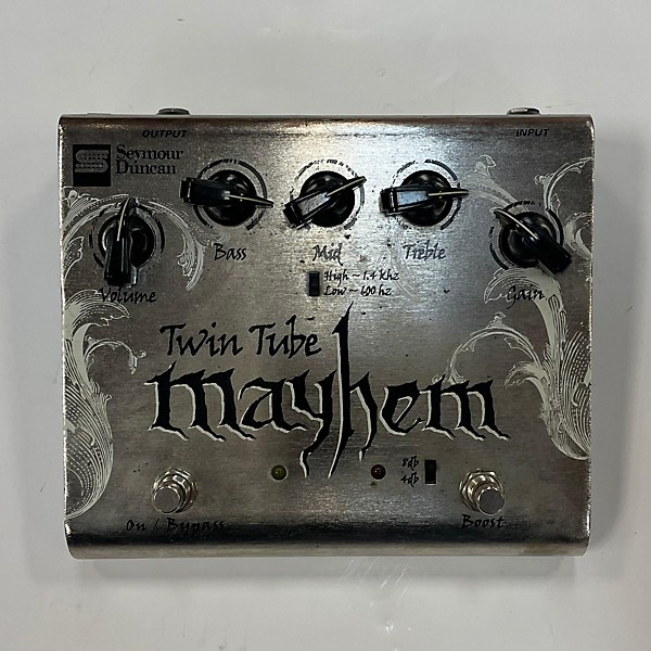 Used Seymour Duncan SFX04 Twin Tube Mayhem Distortion Effect Pedal