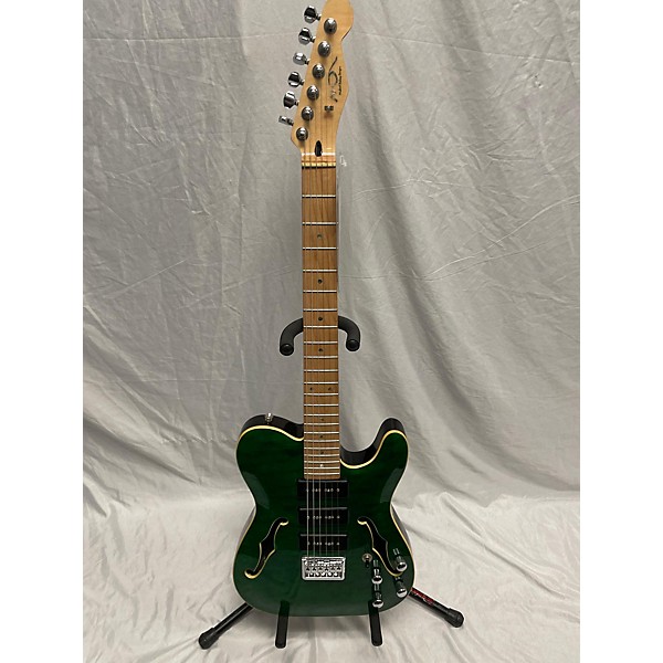 Used Michael Dolsey Used Michael Dolsey THINLINE TELECASTER 3 P-90S GREEN Hollow Body Electric Guitar