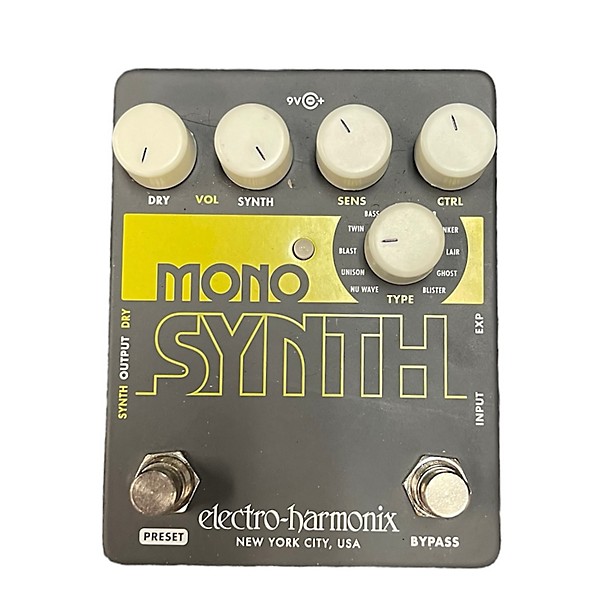 Used Electro-Harmonix Guitar Mono Synth Effect Pedal