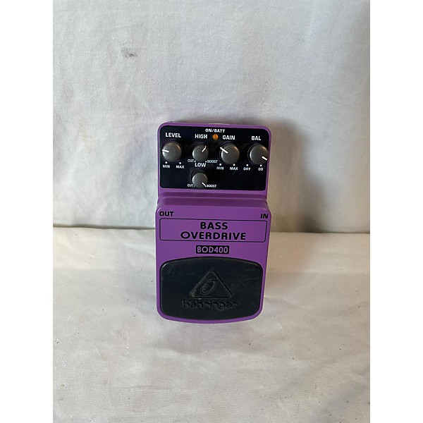 Used Behringer BOD400 Bass Overdrive Bass Effect Pedal