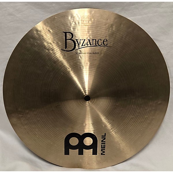 Used MEINL 14in Byzance Medium Hi Hat Pair Cymbal