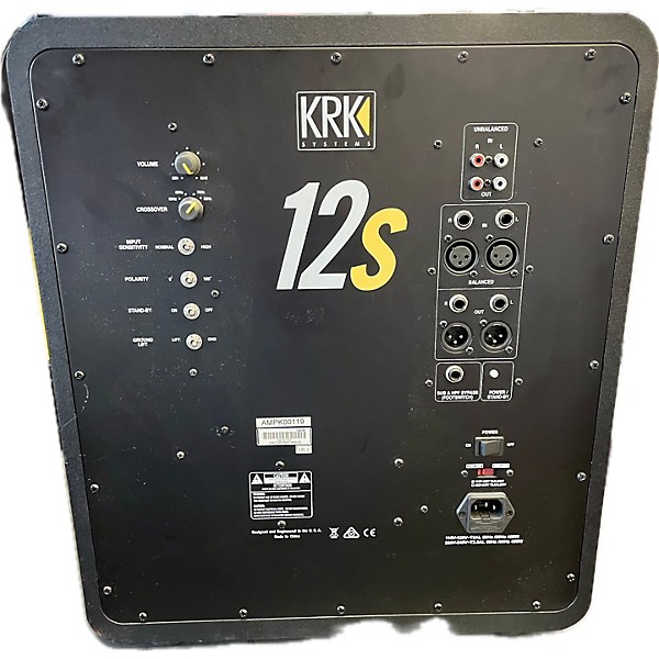 Used KRK 12S Subwoofer