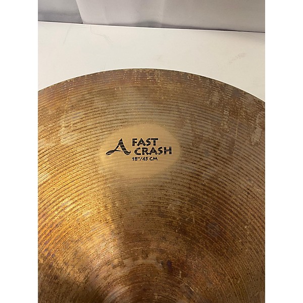 Used Zildjian 18in A Series Fast Crash Cymbal