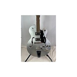 Used Gretsch Guitars Used Gretsch Guitars G5420T Electromatic Chrome Silver Hollow Body Electric Guitar