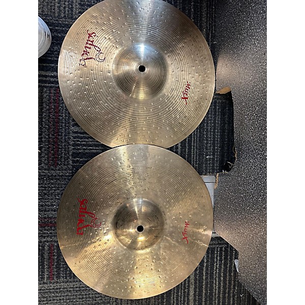 Used Saluda 14in Mistx Hi Hat Pair Cymbal